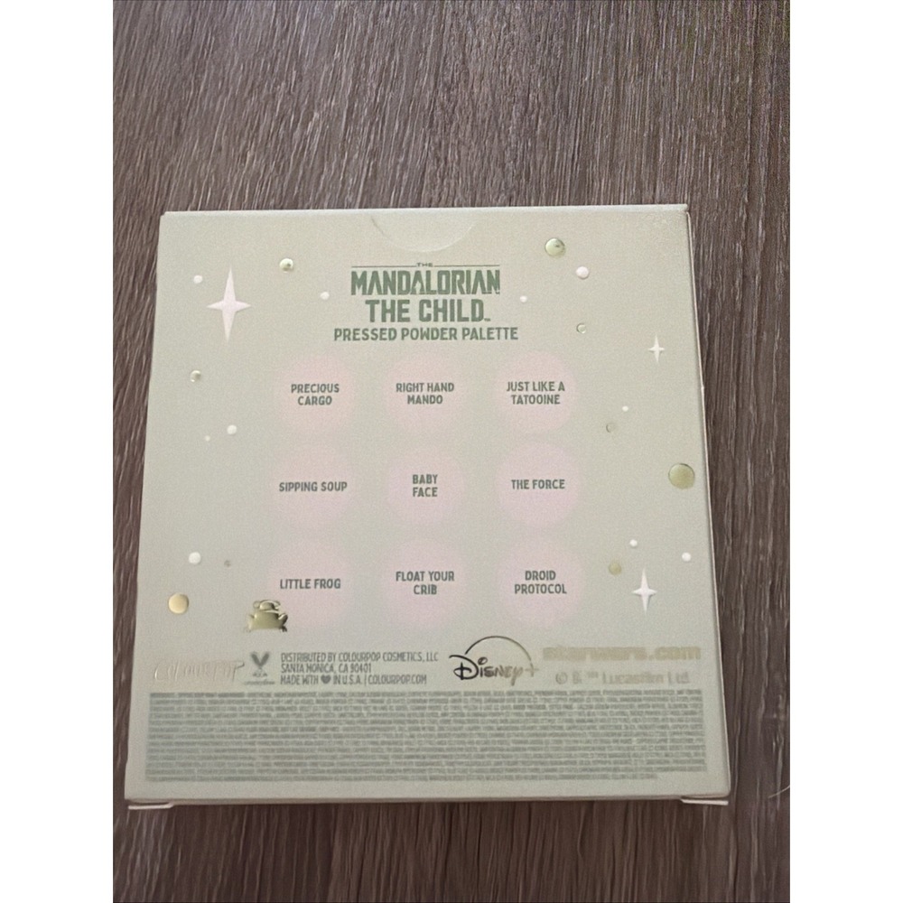 Colourpop Disney Mandalorian The Child Baby Yoda Shadow Palette Star Wars - Picture 2 of 5